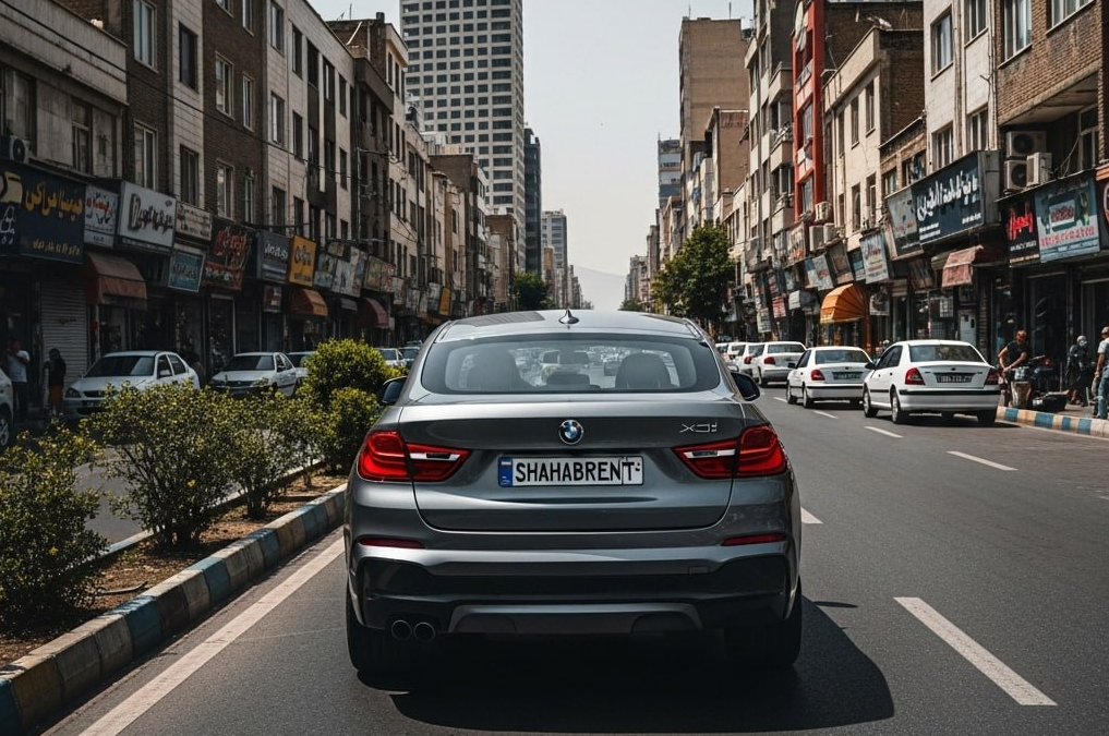 bmw x4 در جاده های تهران