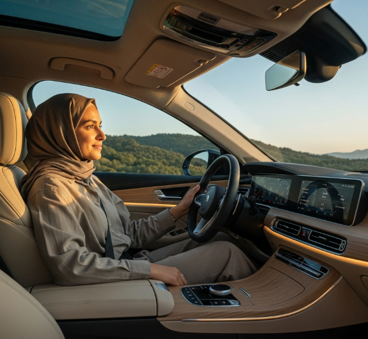 فضای داخل ماشین