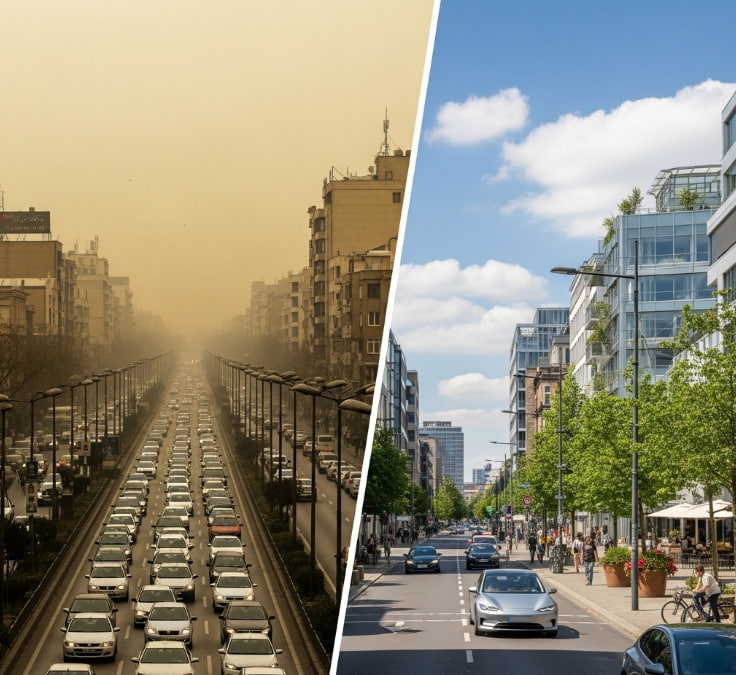 آلودگی هوای تهران