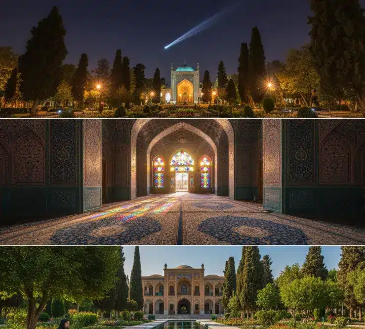 شهر شاعران و باغ‌های سرسبز