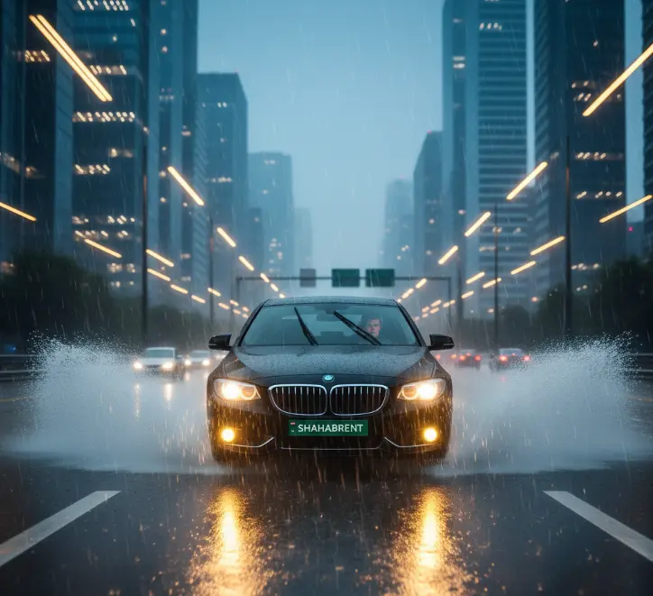 رانندگی در باران