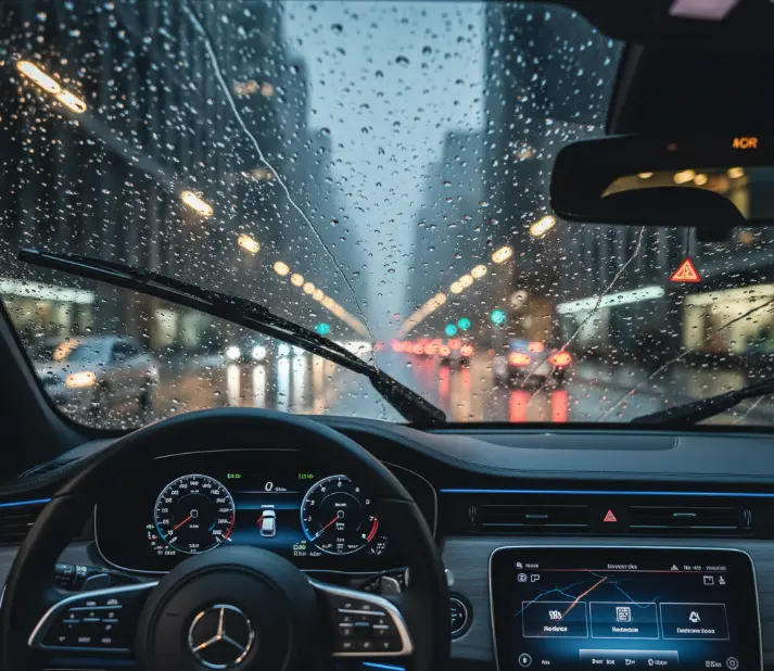 رانندگی در باران