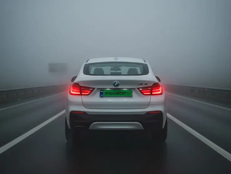 رانندگی در مه