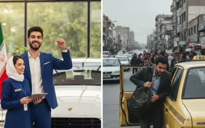 رنت خودرو در ایران یا تاکسی اینترنتی؟ مقایسه هزینه و راحتی سفر