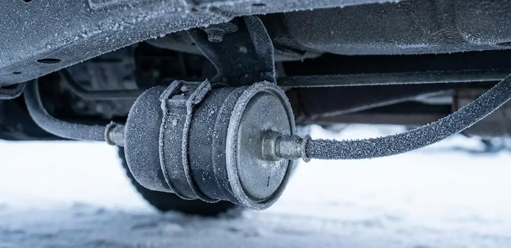 یخ زدن مسیر سوخت یا رطوبت در سیستم