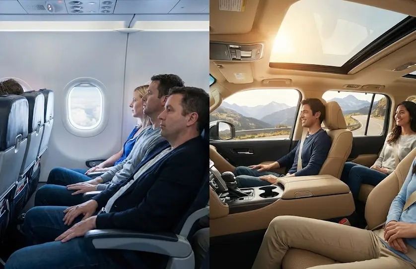 تفاوت سفر هوایی و زمینی