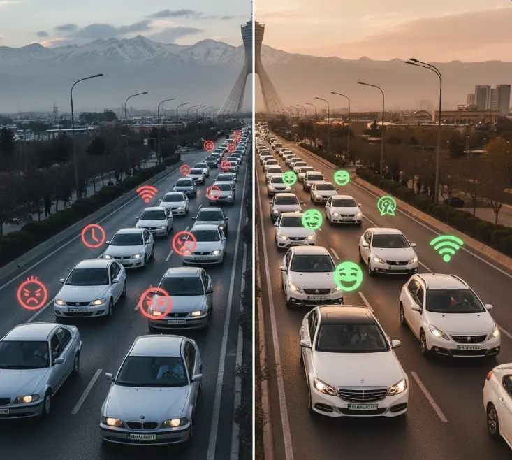 بهترین خودرو برای ترافیک تهران