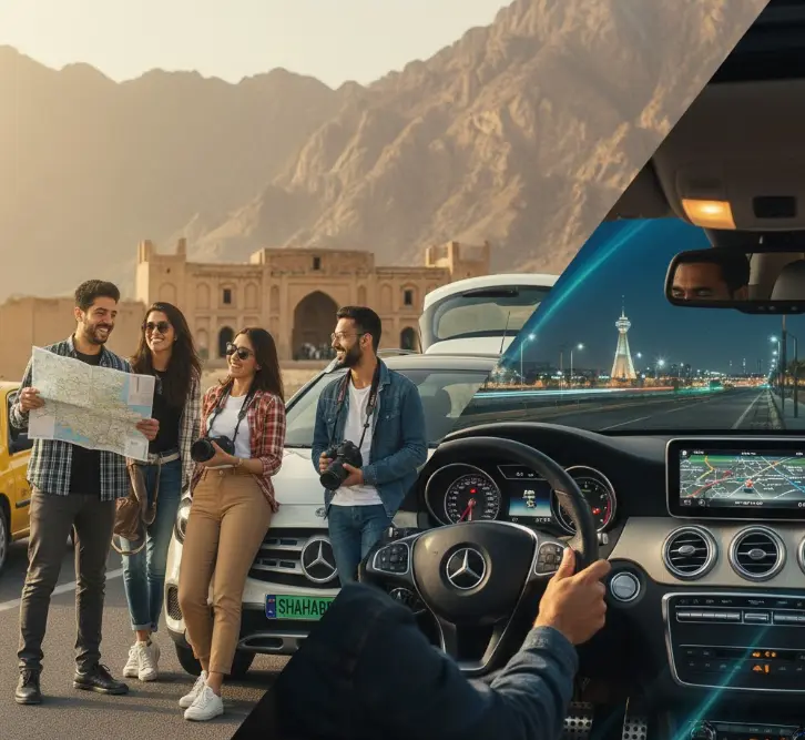 اجاره ماشین برای توریست‌ها