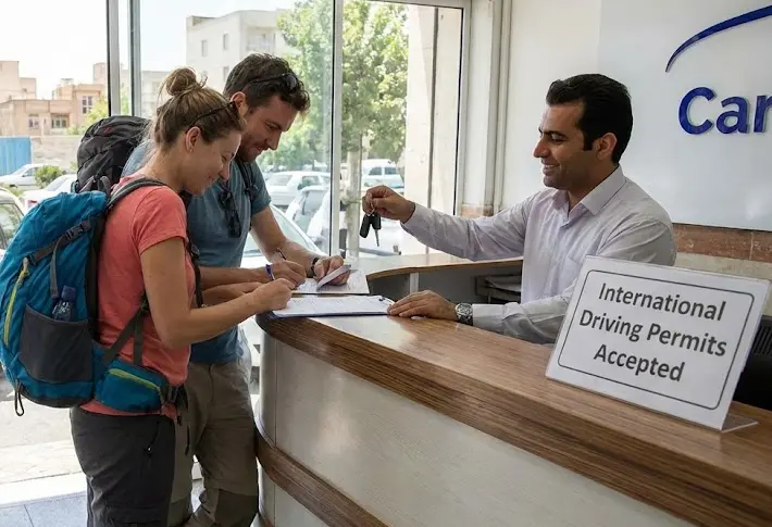 اجاره ماشین برای توریست‌ها