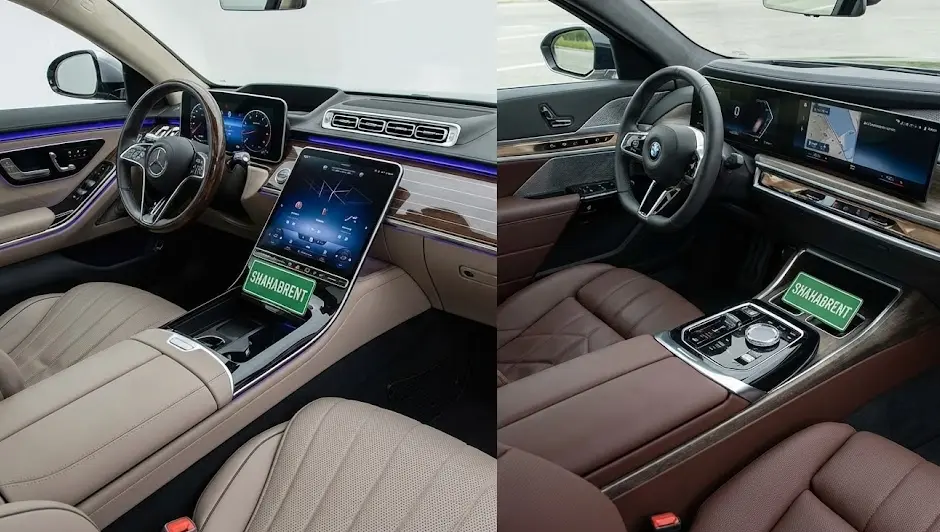 مقایسه کابین بنز و BMW