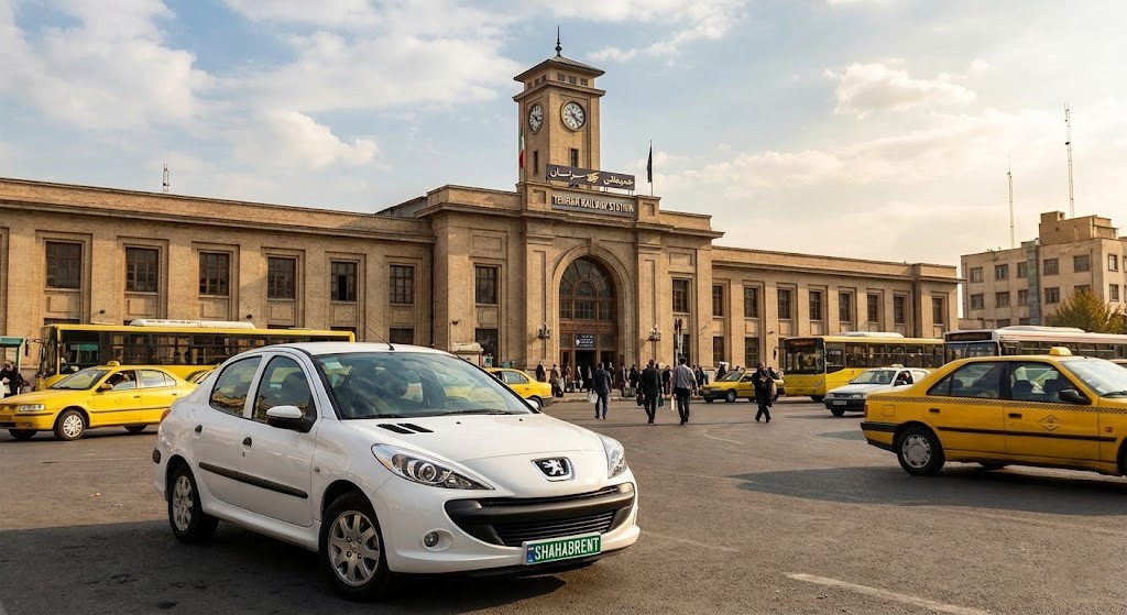 رنت خودرو در ایستگاه راه آهن