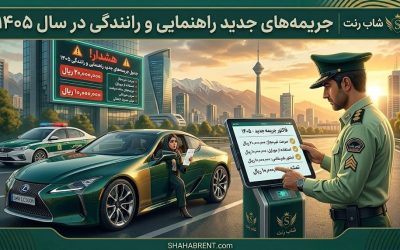 جریمههای جدید راهنمایی و رانندگی در سال ۱۴۰۵