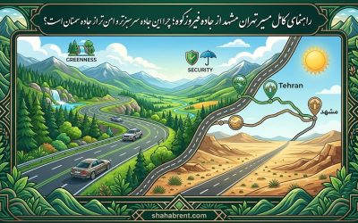 راهنمای کامل مسیر تهران مشهد از جاده فیروزکوه؛ چرا این جاده سرسبزتر و امنتر از جاده سمنان است؟